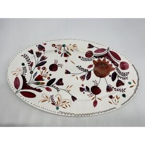 Anthropologie Harvest Foliage “ Oh Darling “ Platter